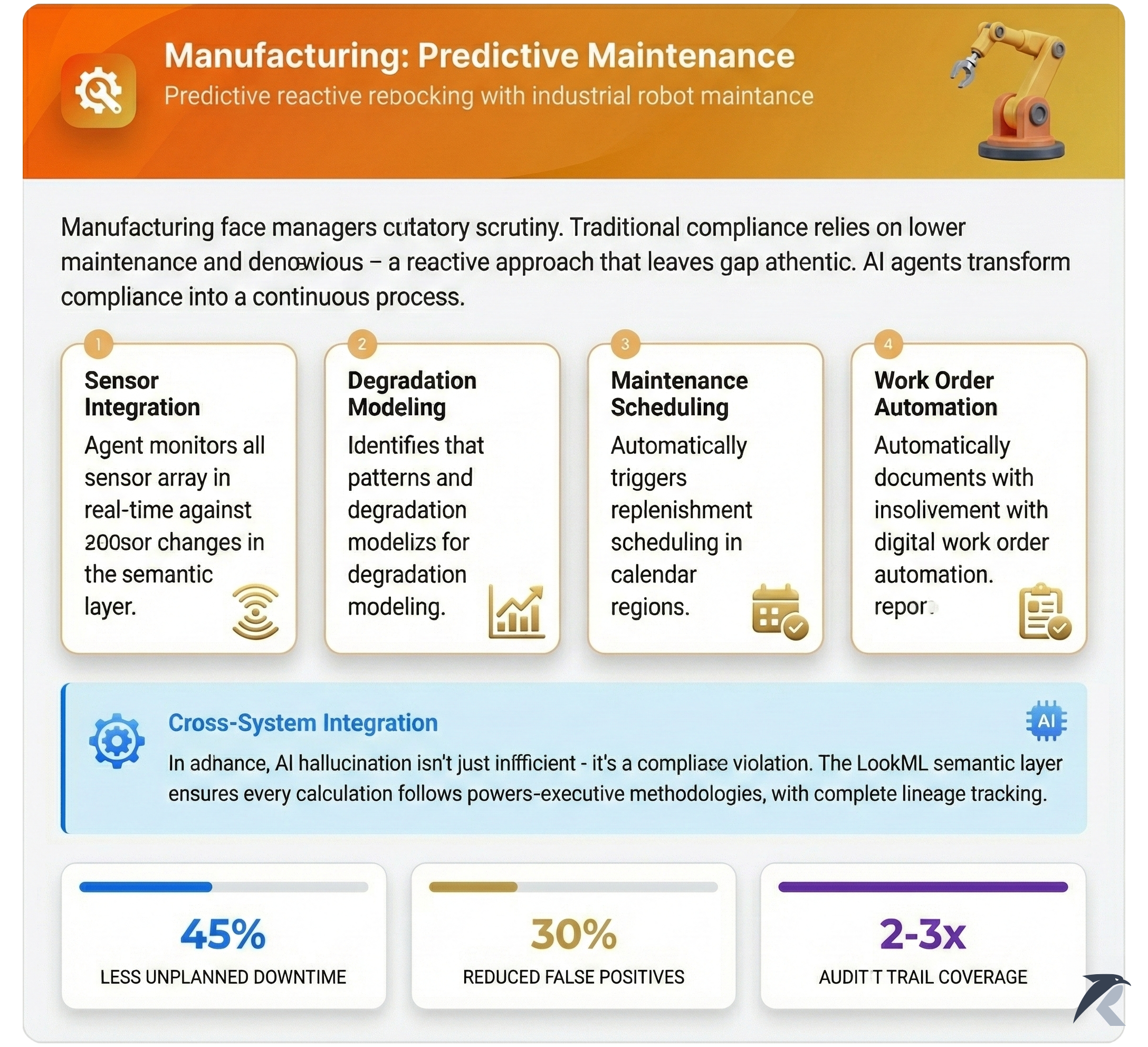 Manufacturing: Predictive Maintenance - From reactive repairs to proactive equipment optimization